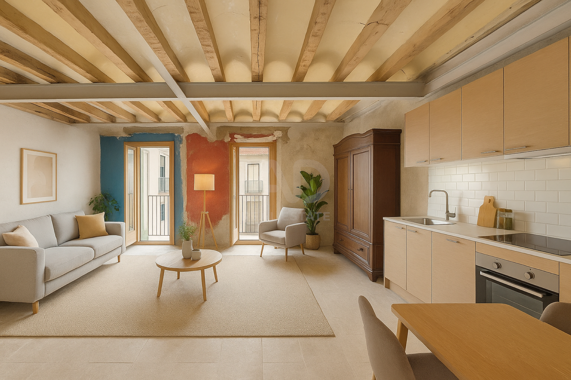 Living room of Flat for sale in Alcoy / Alcoi