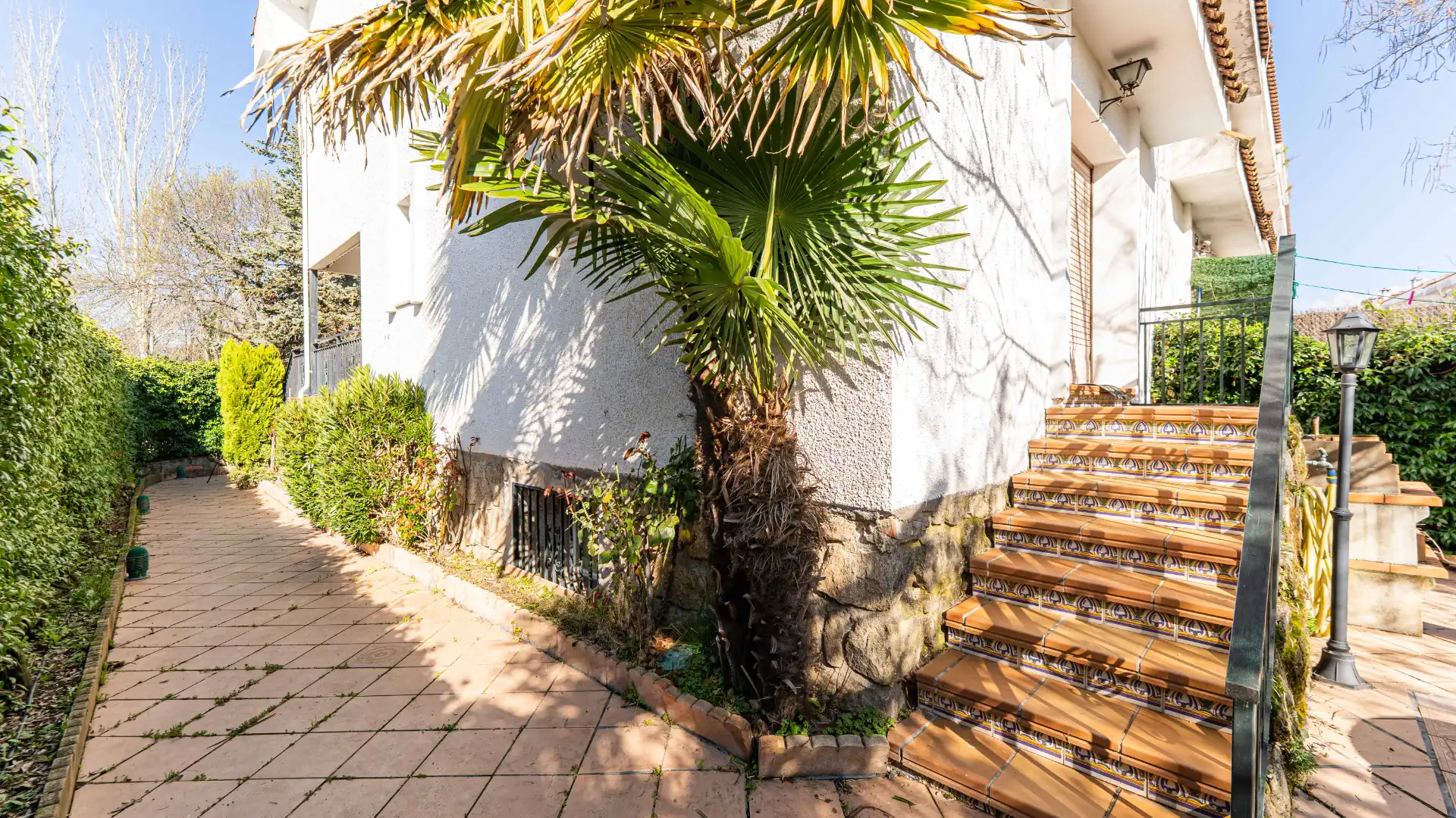 Jardí de Casa adosada en venda en Alpedrete amb Calefacció, Jardí privat i Terrassa