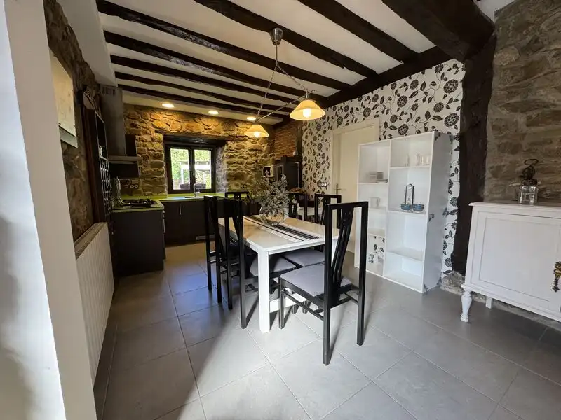 Cocina de Piso en venta en Antzuola con Calefacción, Jardín privado y Terraza