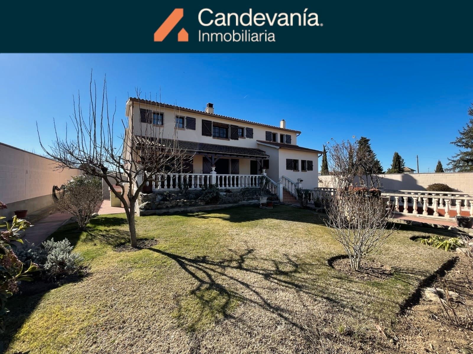 Exterior view of House or chalet for sale in San Mateo de Gállego  with Air Conditioner, Heating and Private garden