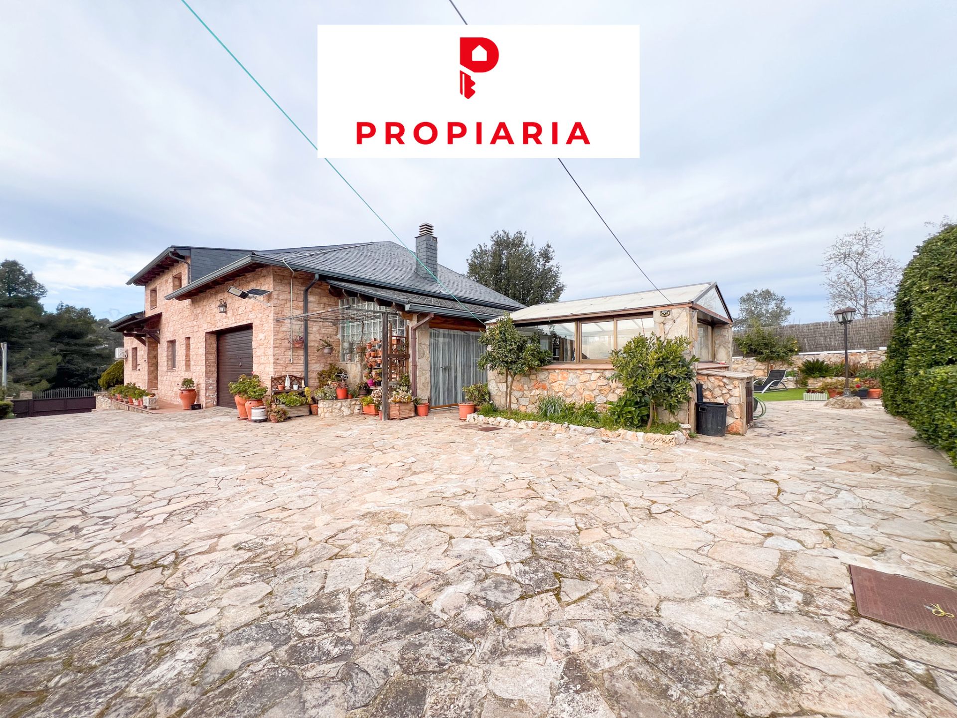 Exterior view of House or chalet for sale in Vallirana  with Air Conditioner, Heating and Private garden