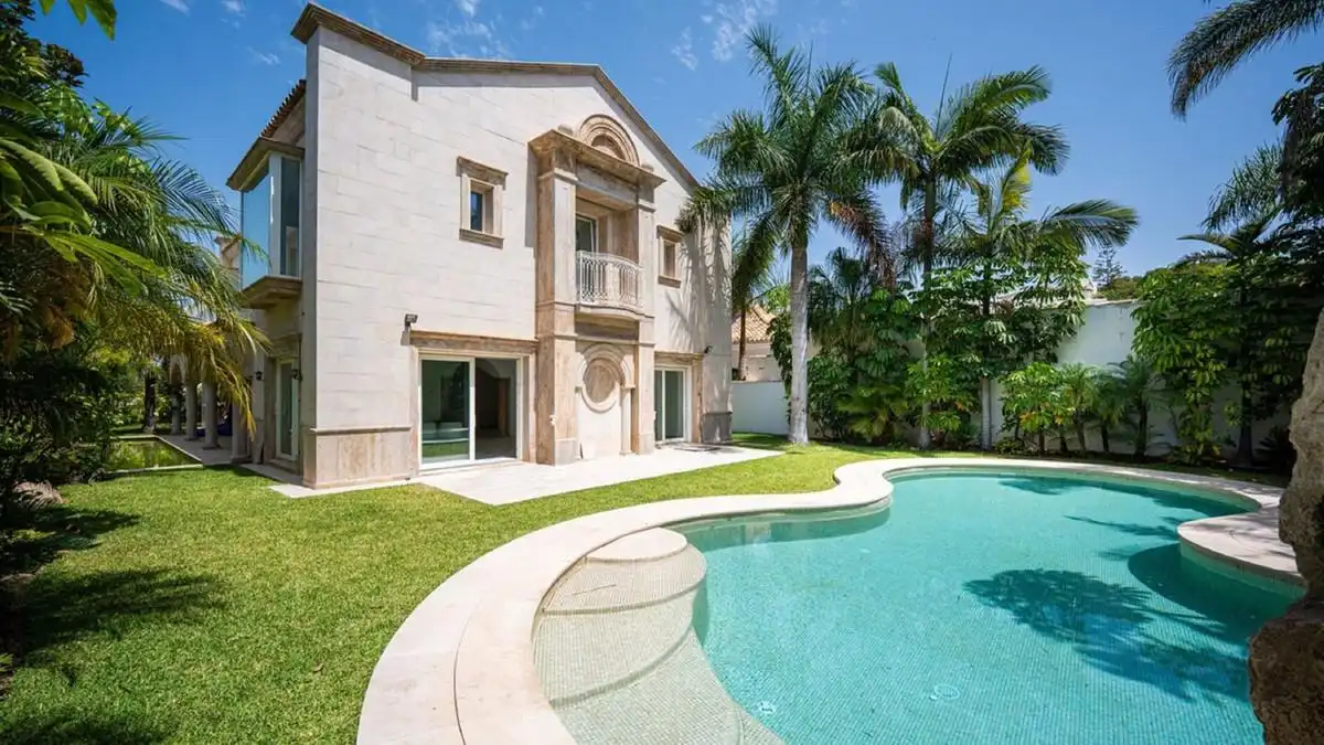 Exterior view of Houses for sale in Marbella  with Air Conditioner, Private garden and Terrace
