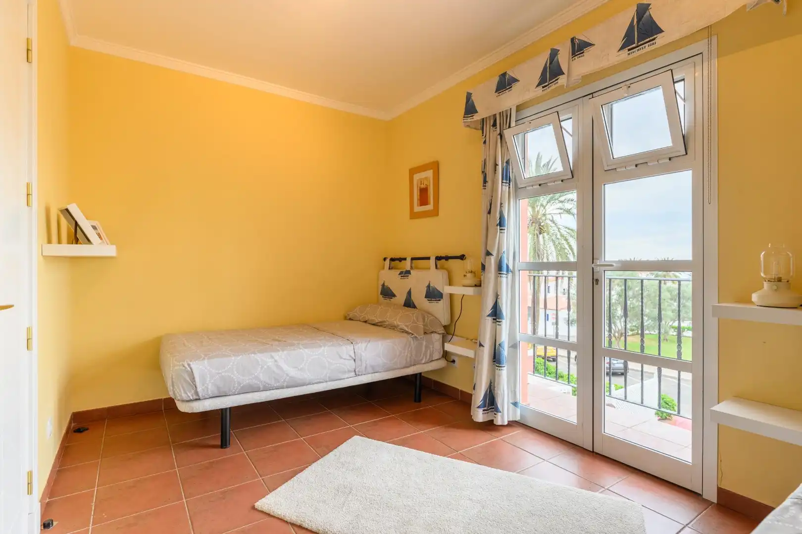 Schlafzimmer von Einfamilien-Reihenhaus zur Miete in San Bartolomé de Tirajana mit Klimaanlage, Privatgarten und Terrasse