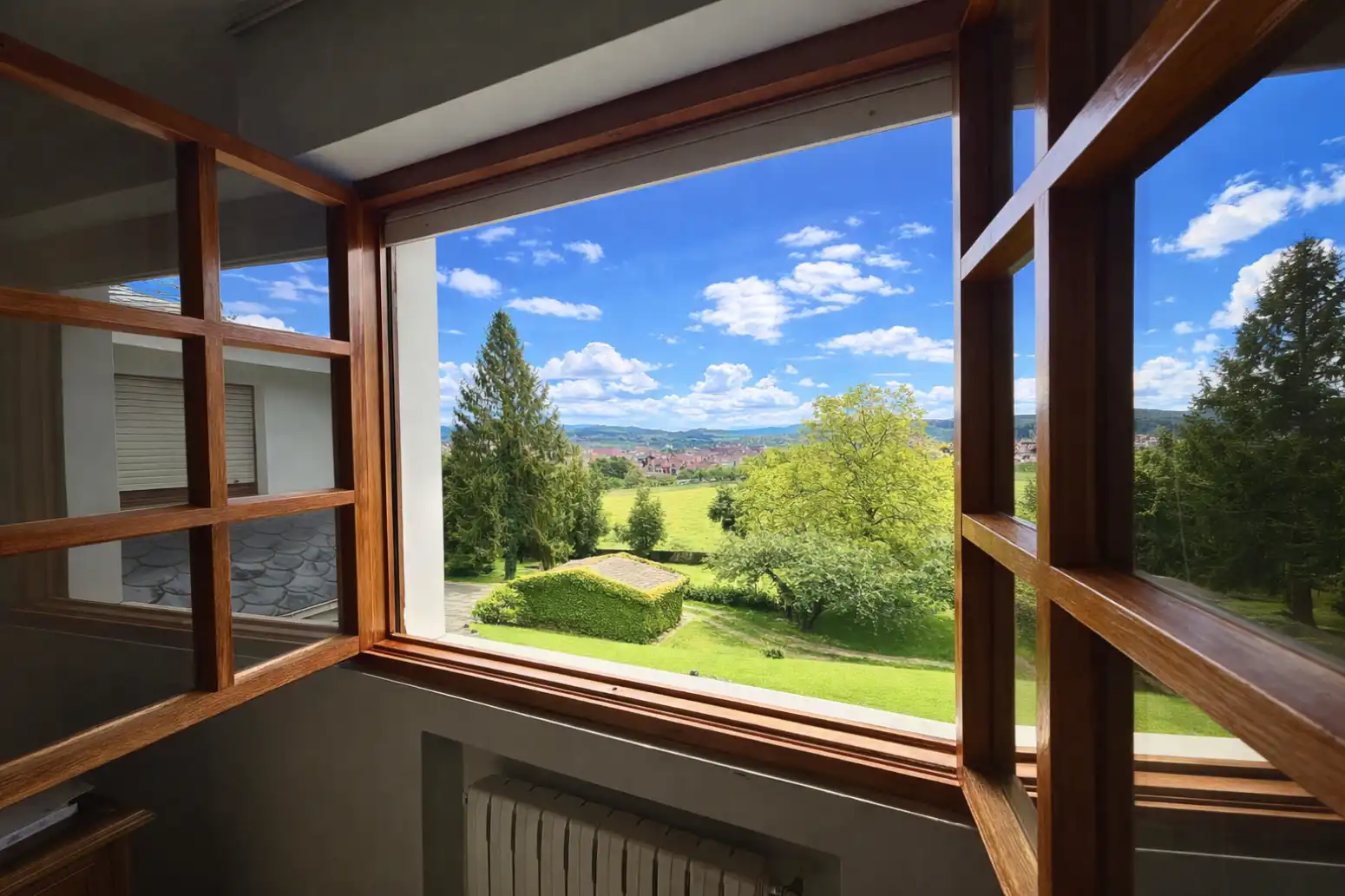 Garden of Houses for sale in Sariego  with Heating, Private garden and Parquet flooring