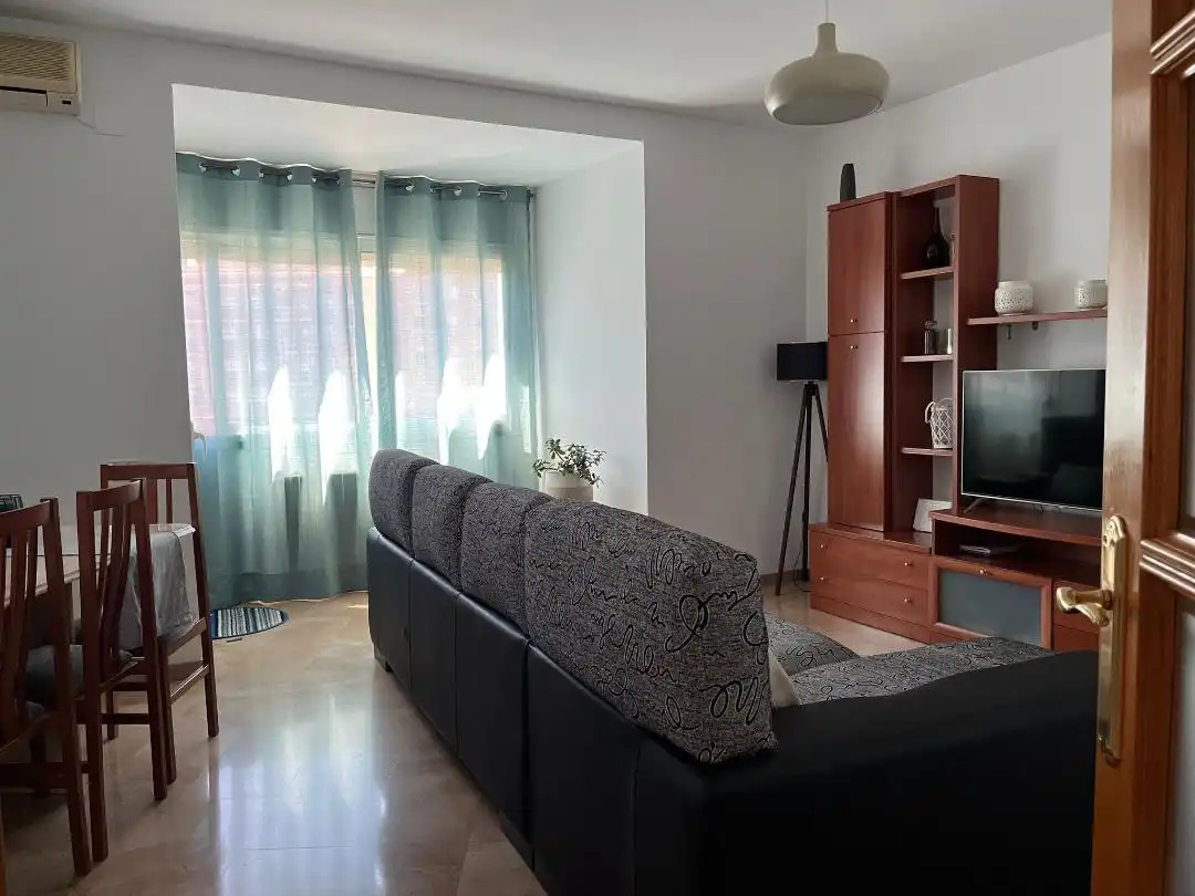 Sala de estar de Piso en venta en Terrassa con Aire acondicionado, Calefacción y Amueblado