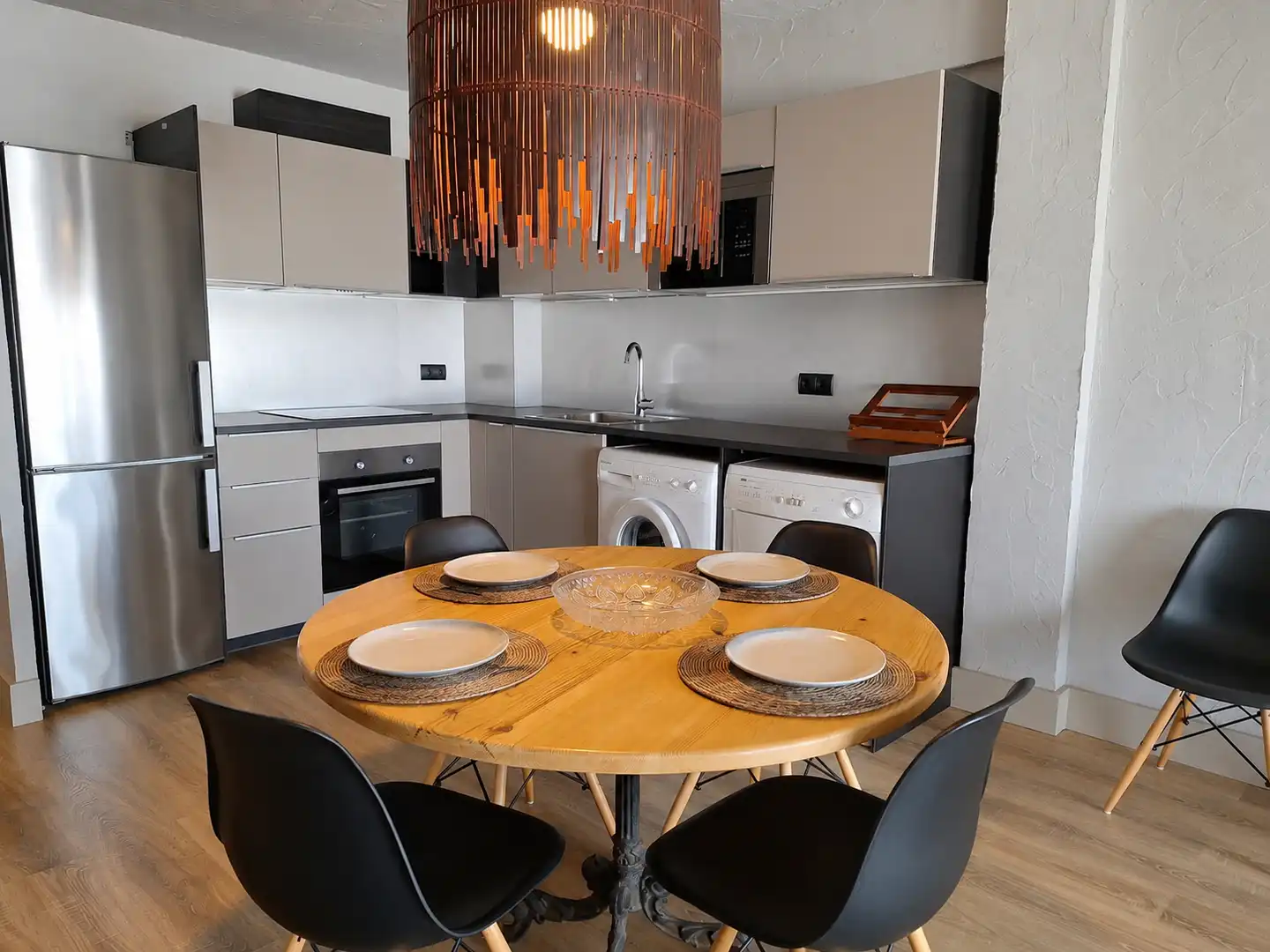 Cocina de Apartamento de alquiler en Palamós con Aire acondicionado, Terraza y Amueblado
