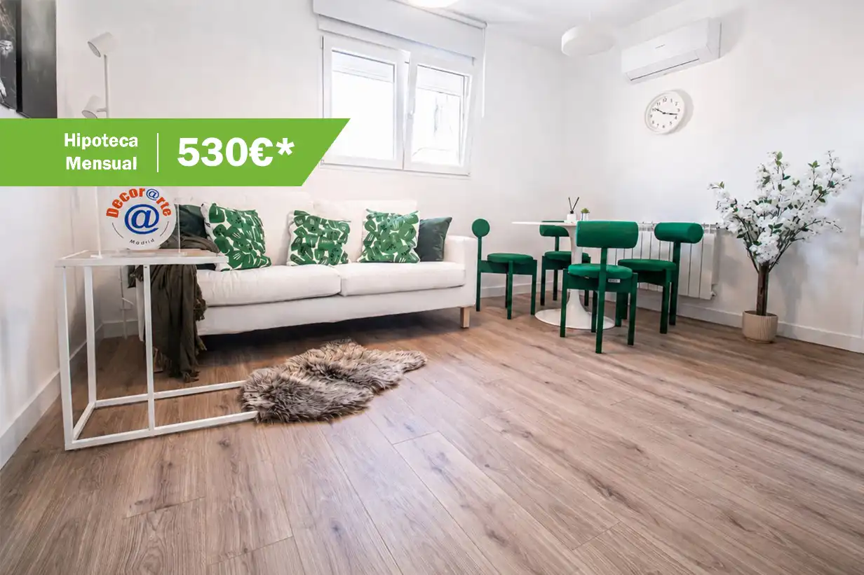 Living room of Flat for sale in Madrid  with Air Conditioner, Heating and Furnished
