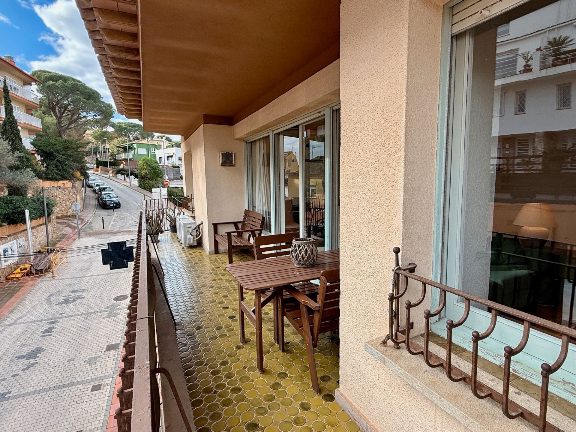 Terraza de Apartamento de alquiler en Palafrugell con Aire acondicionado, Parquet y Terraza