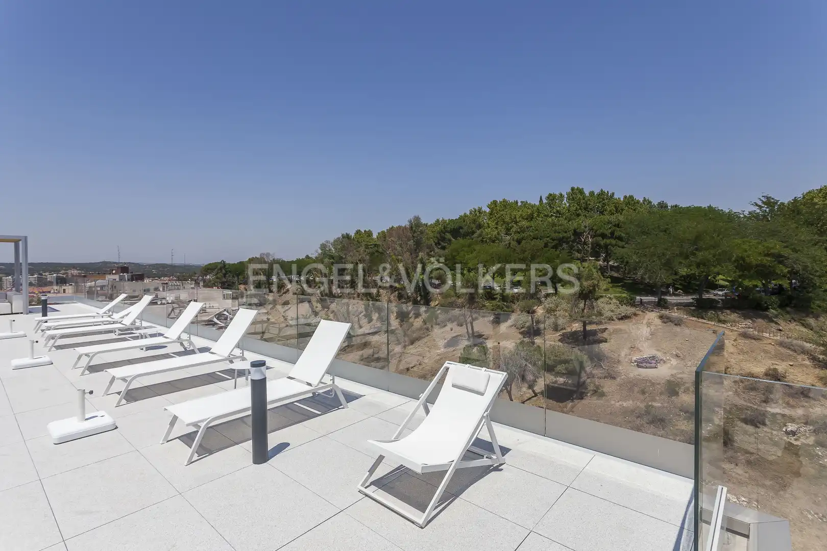 Terraza de Piso de alquiler en Madrid con Aire acondicionado, Calefacción y Terraza
