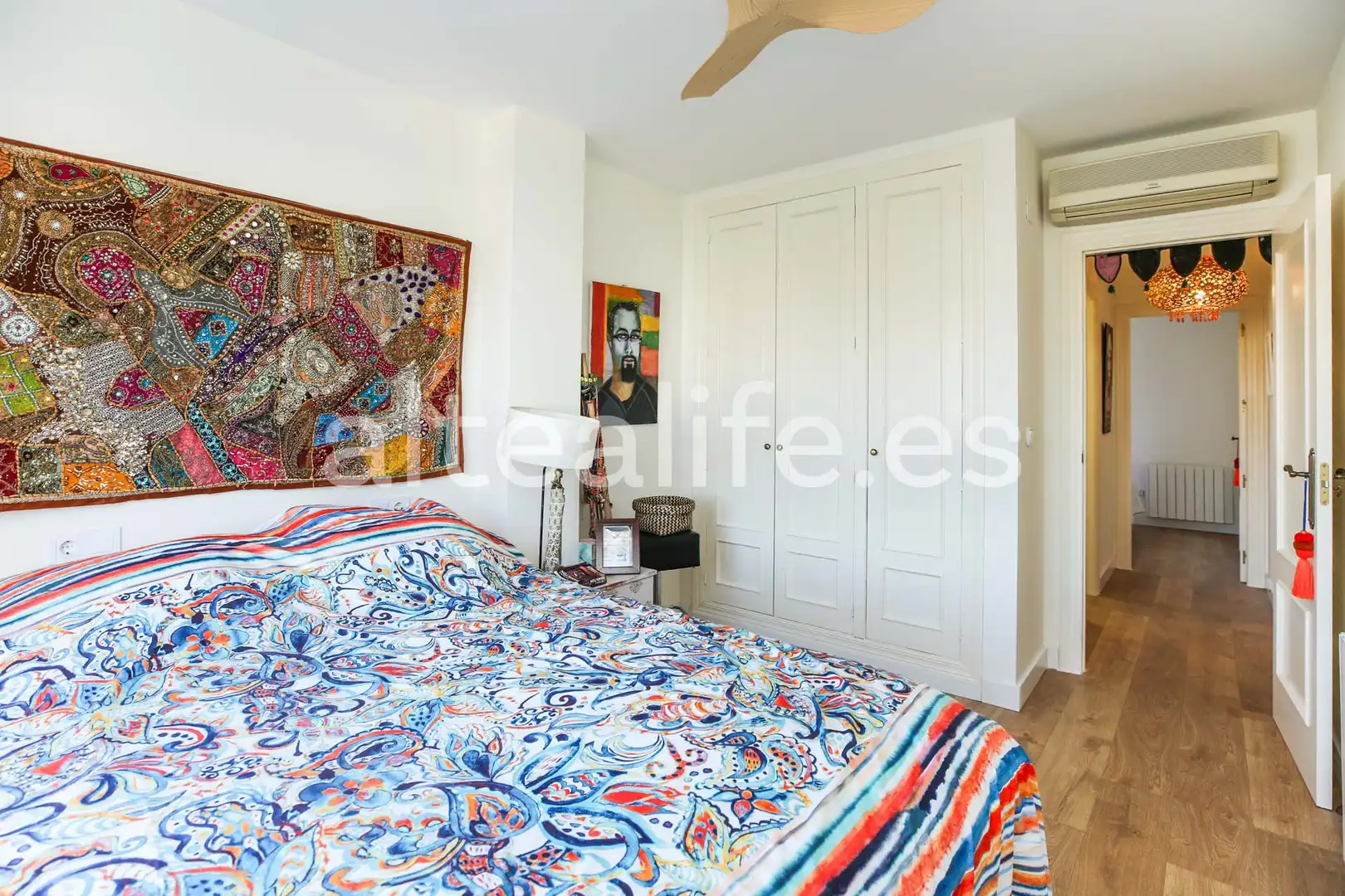 Schlafzimmer von Dachboden zum Verkauf in Altea mit Klimaanlage und Terrasse