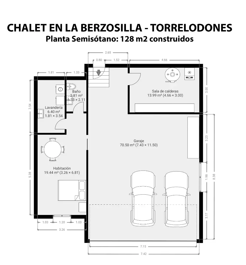 Detached house with terrace for sale in La Berzosilla, imagen 38