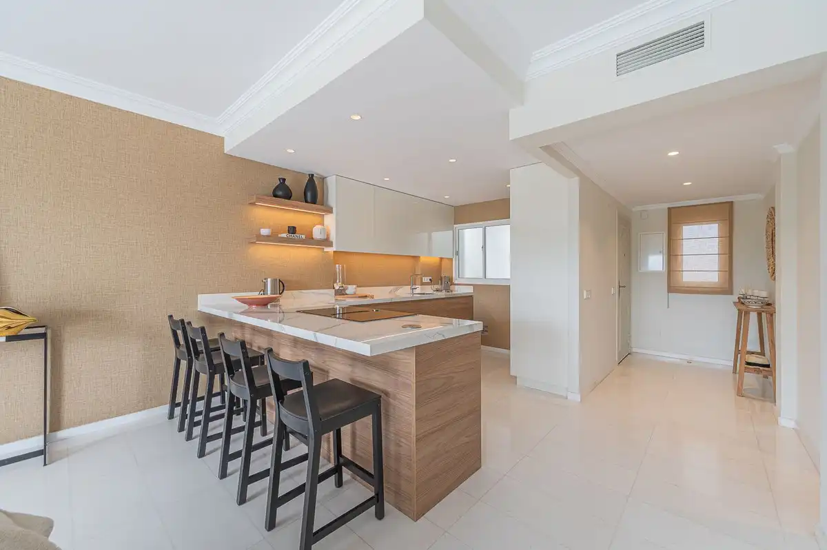 Kitchen of Apartments for sale in Marbella  with Air Conditioner, Heating and Terrace