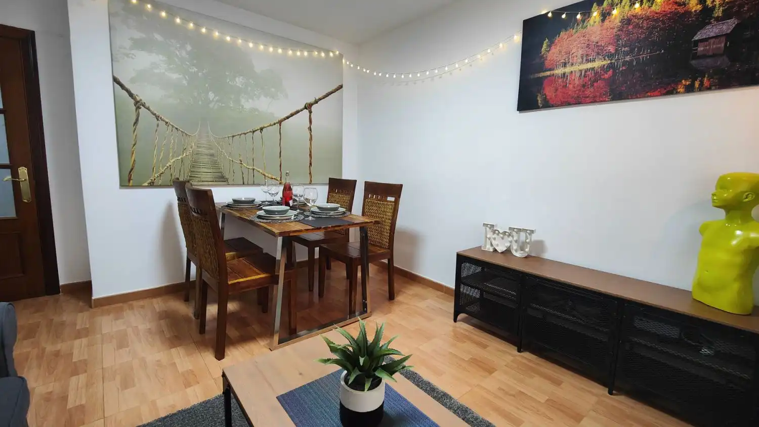 Esszimmer von Wohnung zur Miete in Gijón  mit Heizung und Möbliert