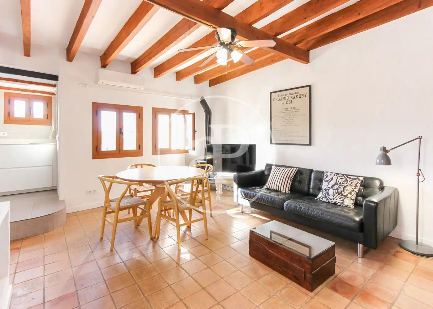 Sala d'estar de Pis en venda en  Palma de Mallorca amb Aire condicionat, Calefacció i Terrassa