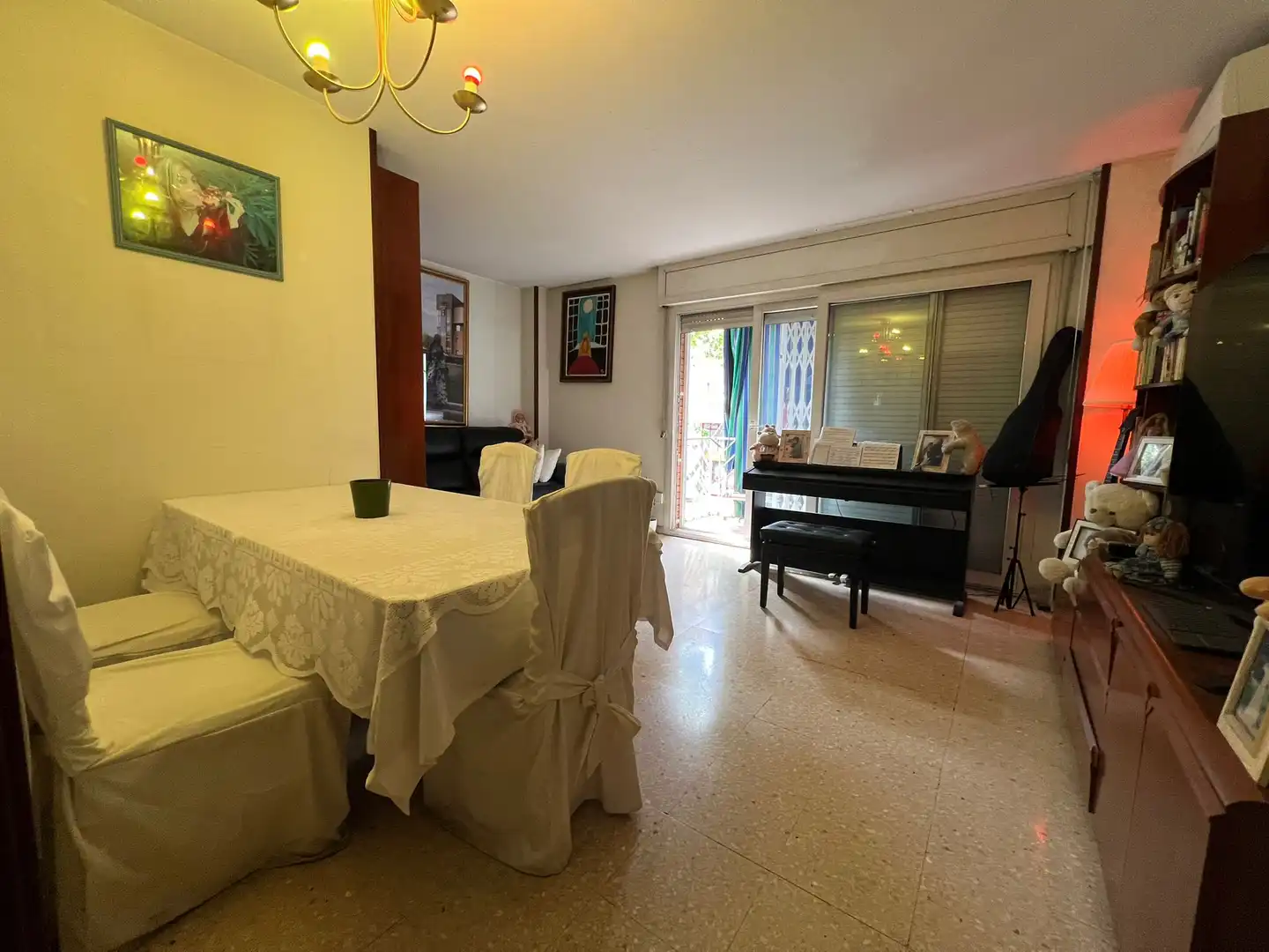 Esszimmer von Wohnung zum Verkauf in Barcelona mit Balkon