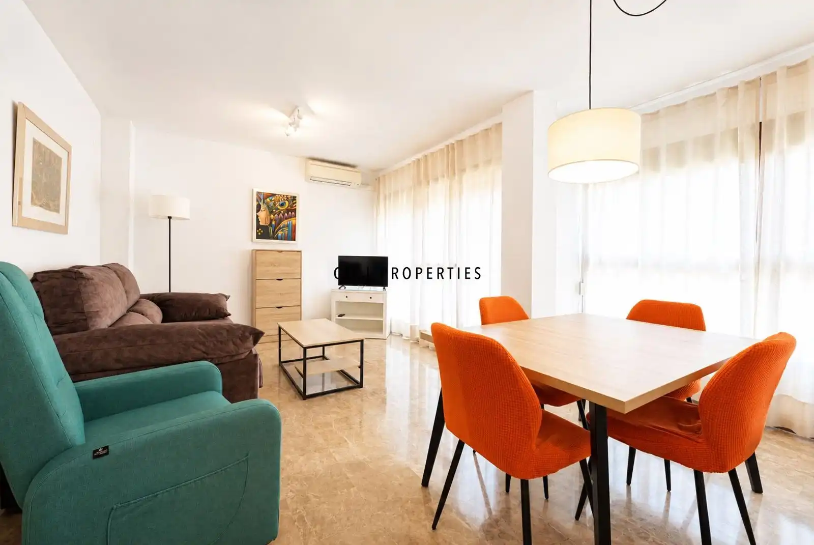 Exterior view of Flat for rent in Albal  with Air Conditioner, Heating and Furnished