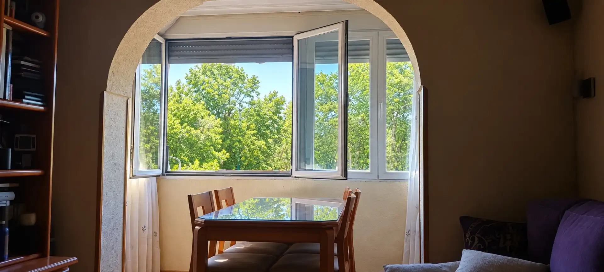 Balcony of Flat for sale in Leganés  with Air Conditioner, Parquet flooring and Terrace