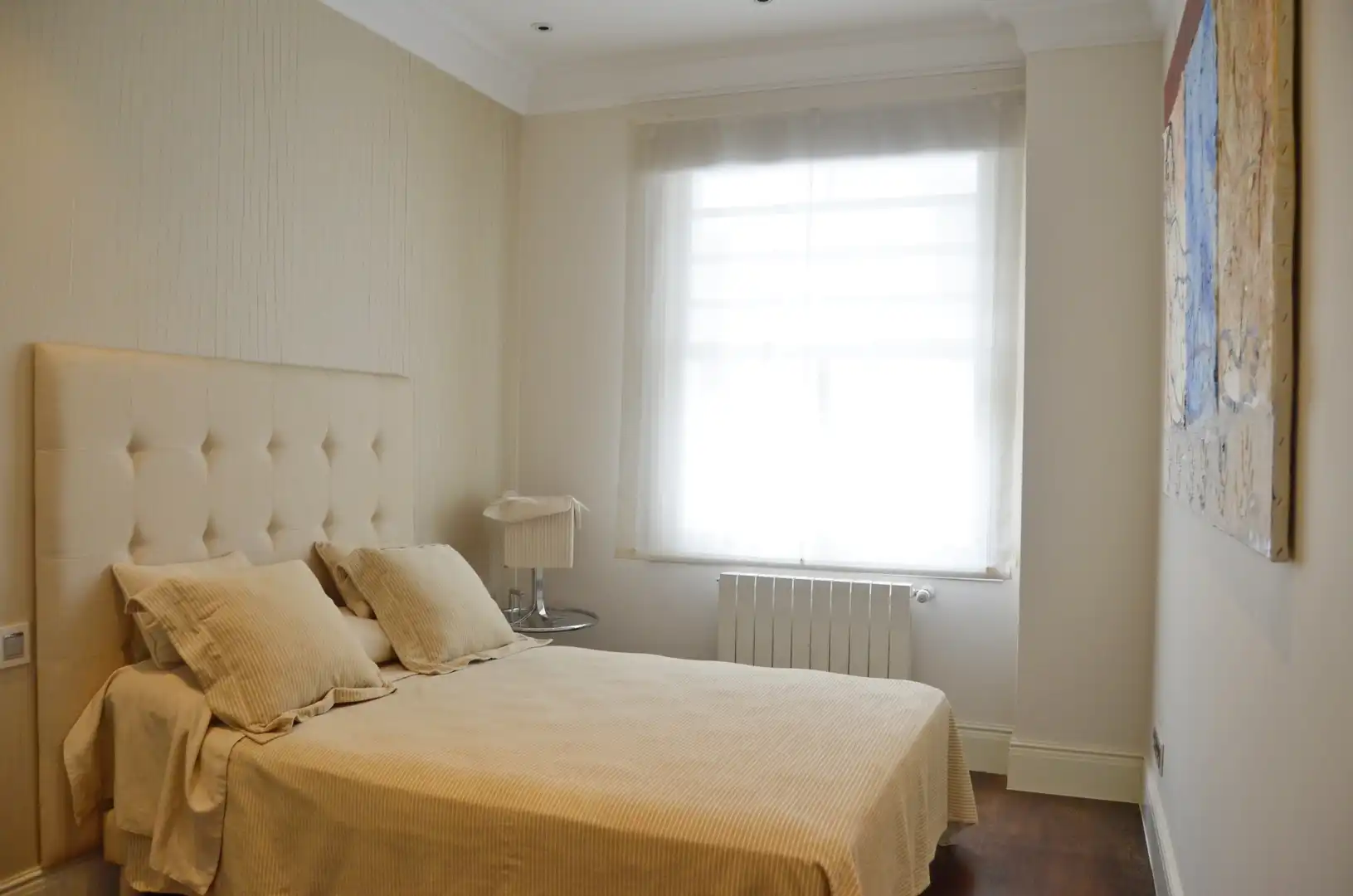 Schlafzimmer von Wohnung zur Miete in A Coruña Capital  mit Heizung, Parkett und Balkon
