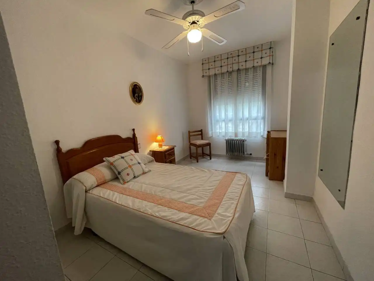 Bedroom of Flat for rent in Toledo  with Air Conditioner, Heating and Parquet flooring