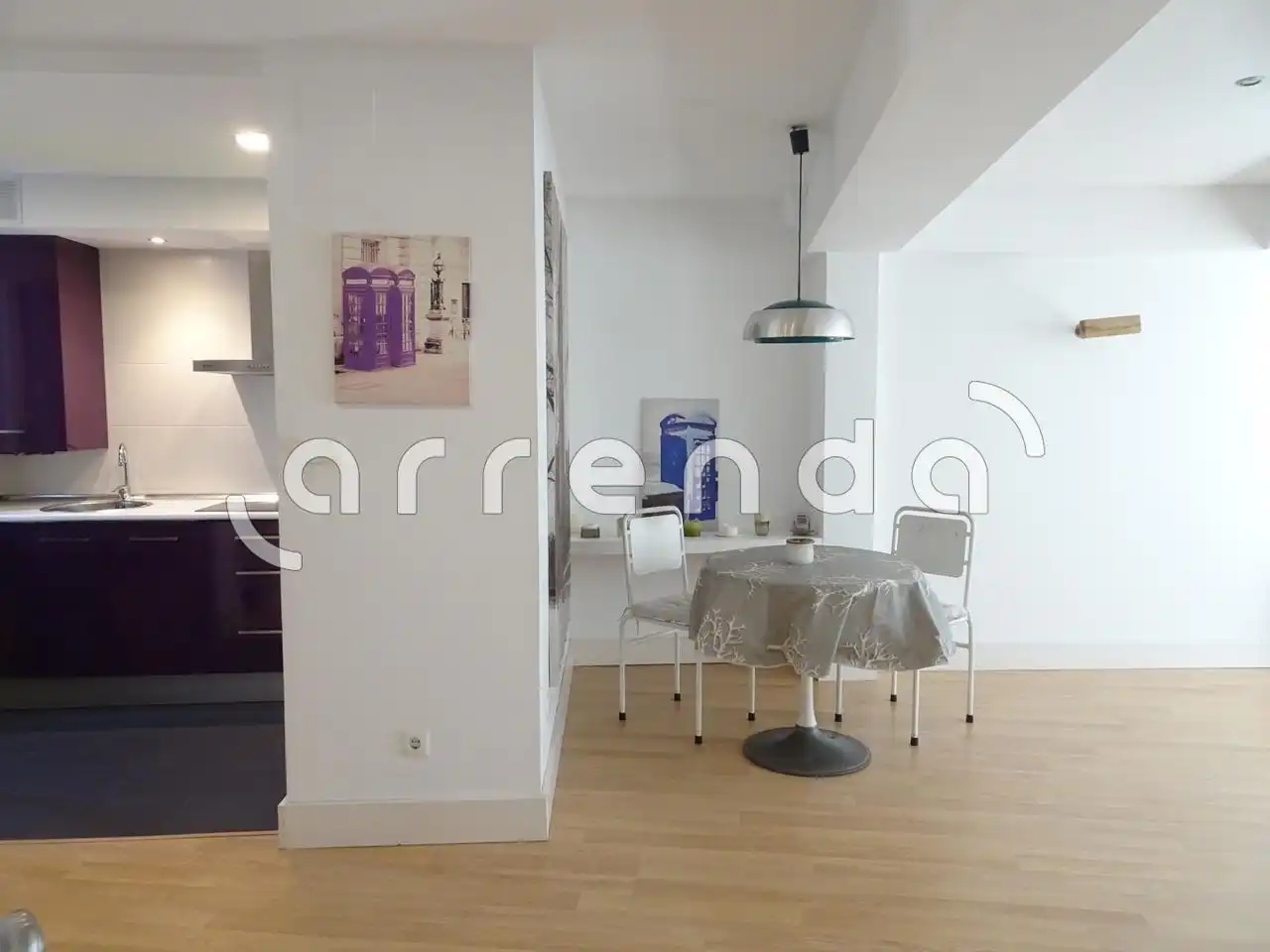 Dining room of Apartments for rent in Santander  with Heating, Furnished and Balcony