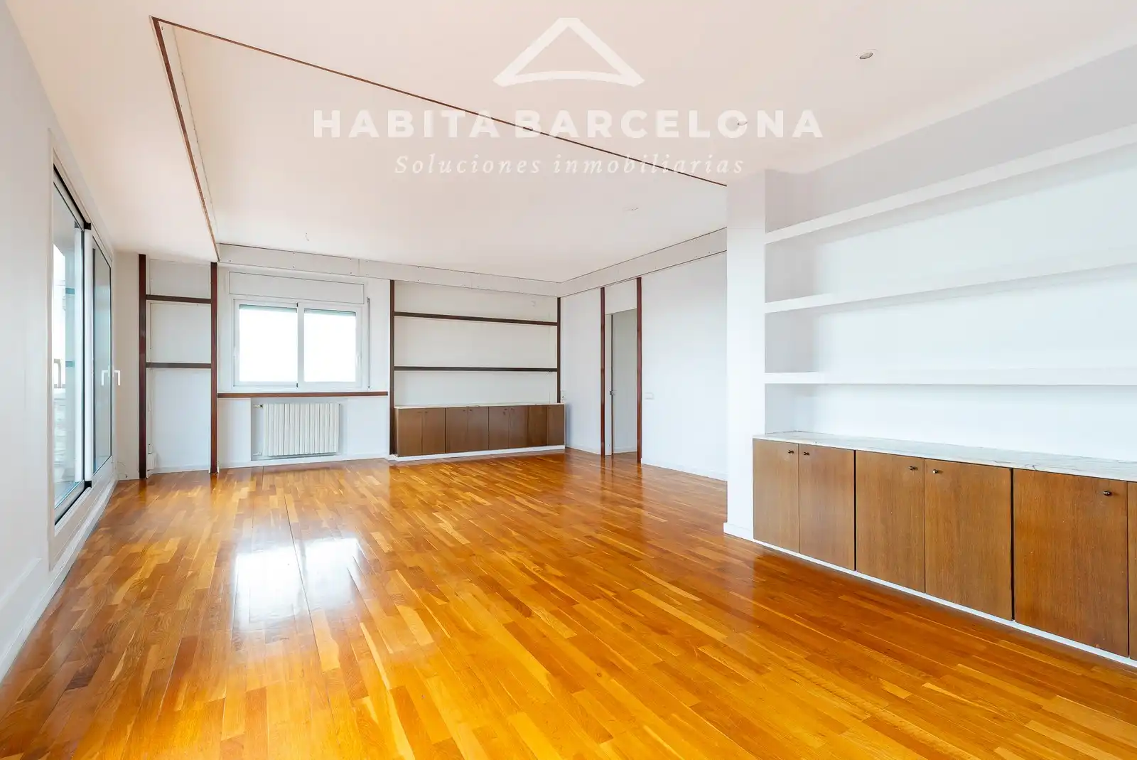 Sala d'estar de Àtic de lloguer en Sarrià - Sant Gervasi