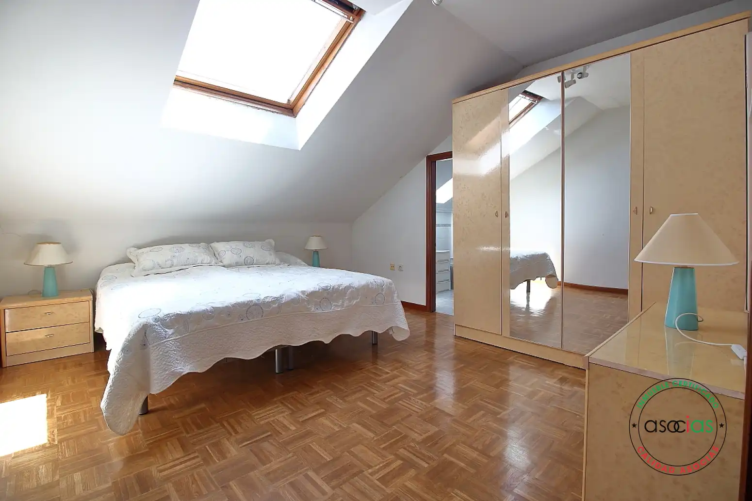 Bedroom of Flat for sale in Gijón   with Heating, Parquet flooring and Storage room