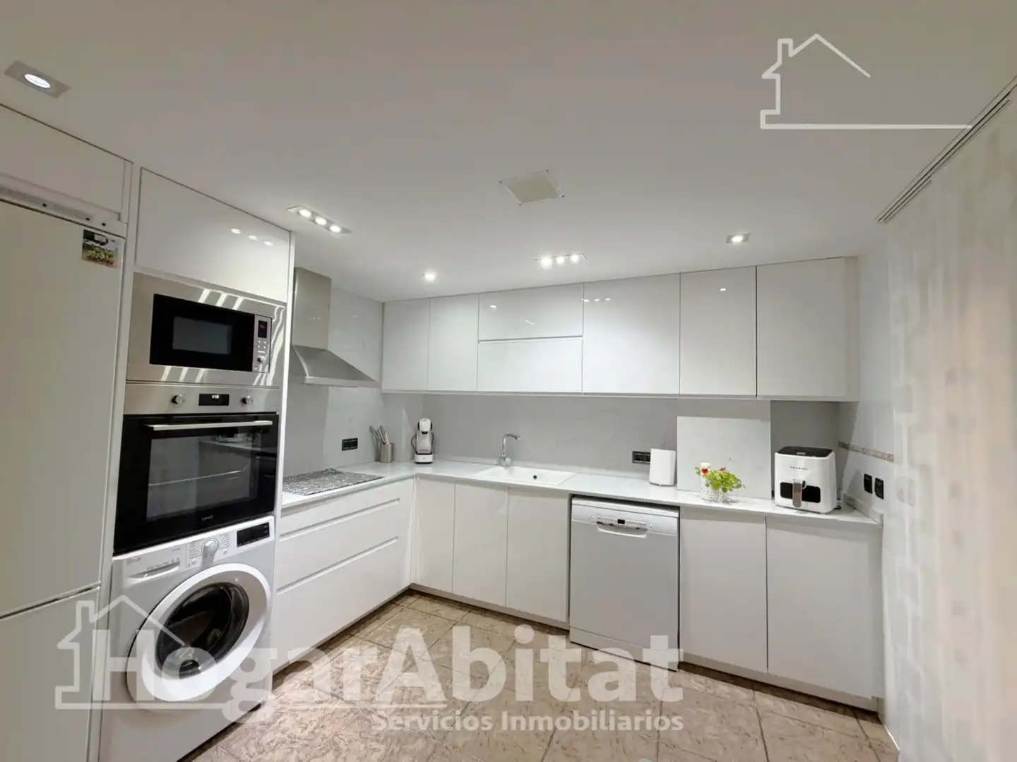 Kitchen of Flat for sale in Alboraya  with Air Conditioner, Heating and Terrace