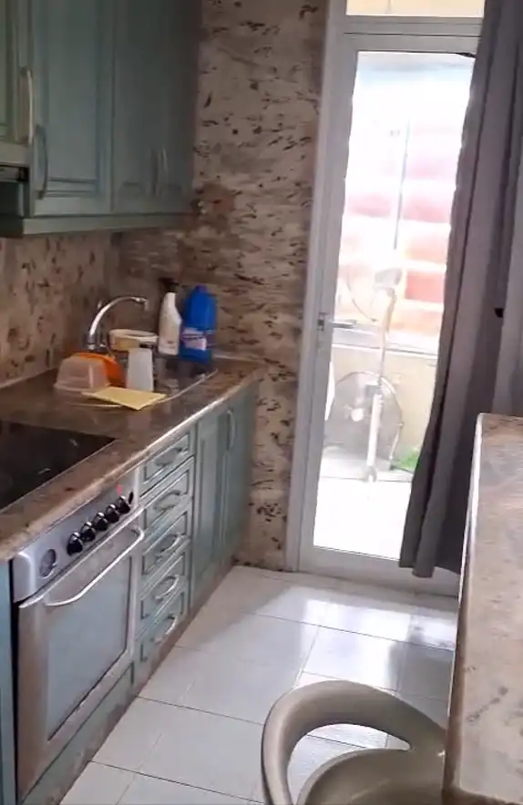 Cuina de Apartament de lloguer en Adeje amb Terrassa i Moblat