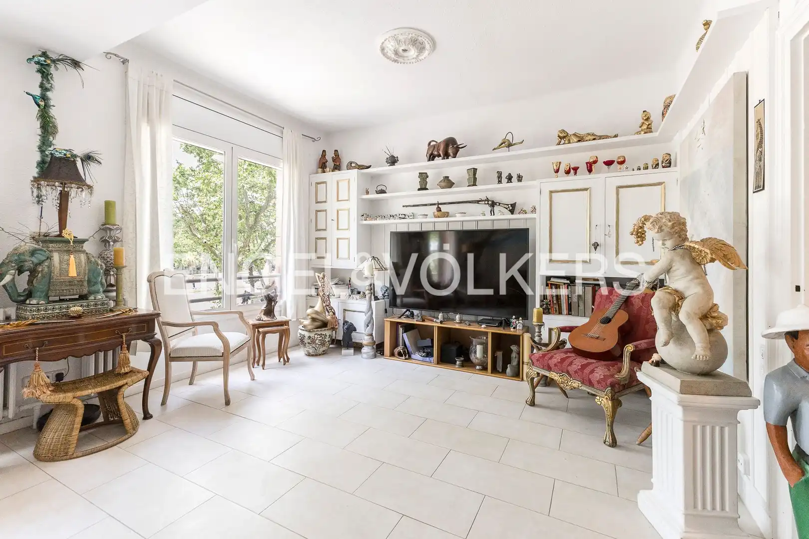 Sala de estar de Piso en venta en Barcelona con Aire acondicionado, Calefacción y Terraza
