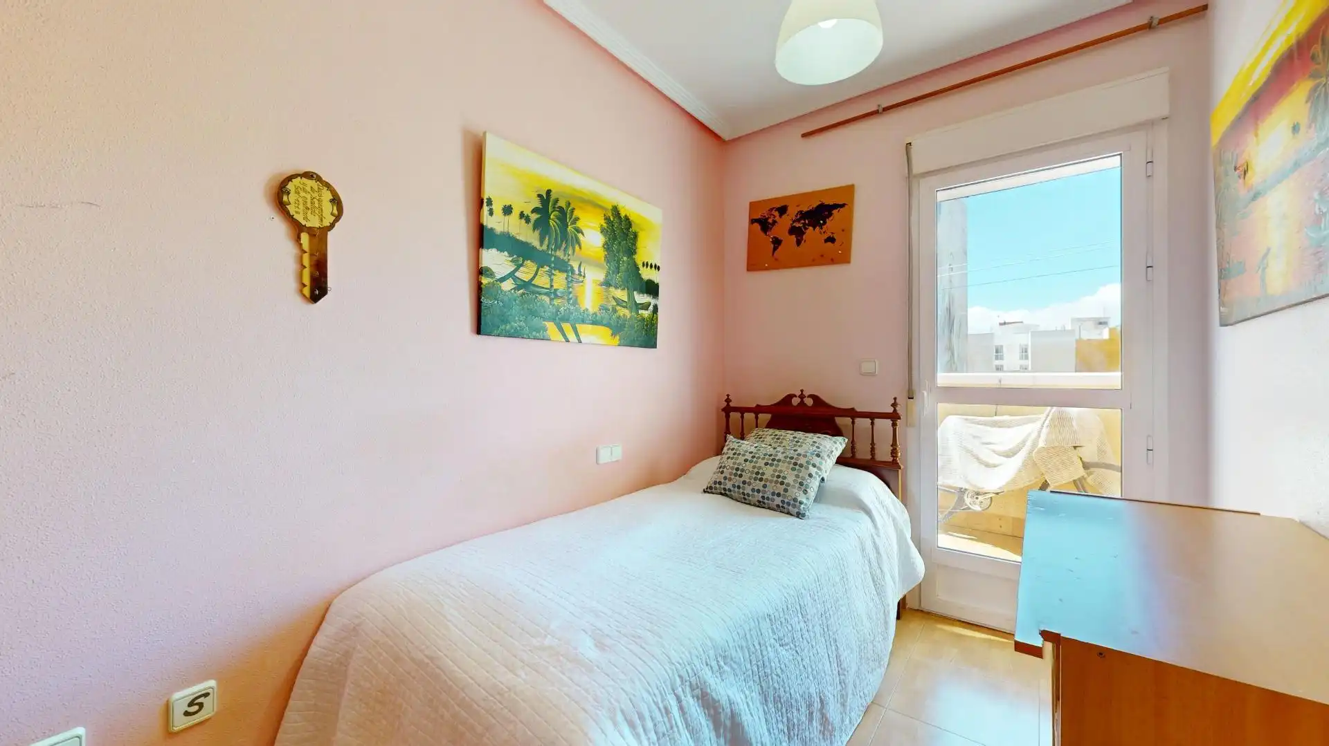 Dormitori de Apartament en venda en Los Alcázares amb Aire condicionat, Calefacció i Terrassa