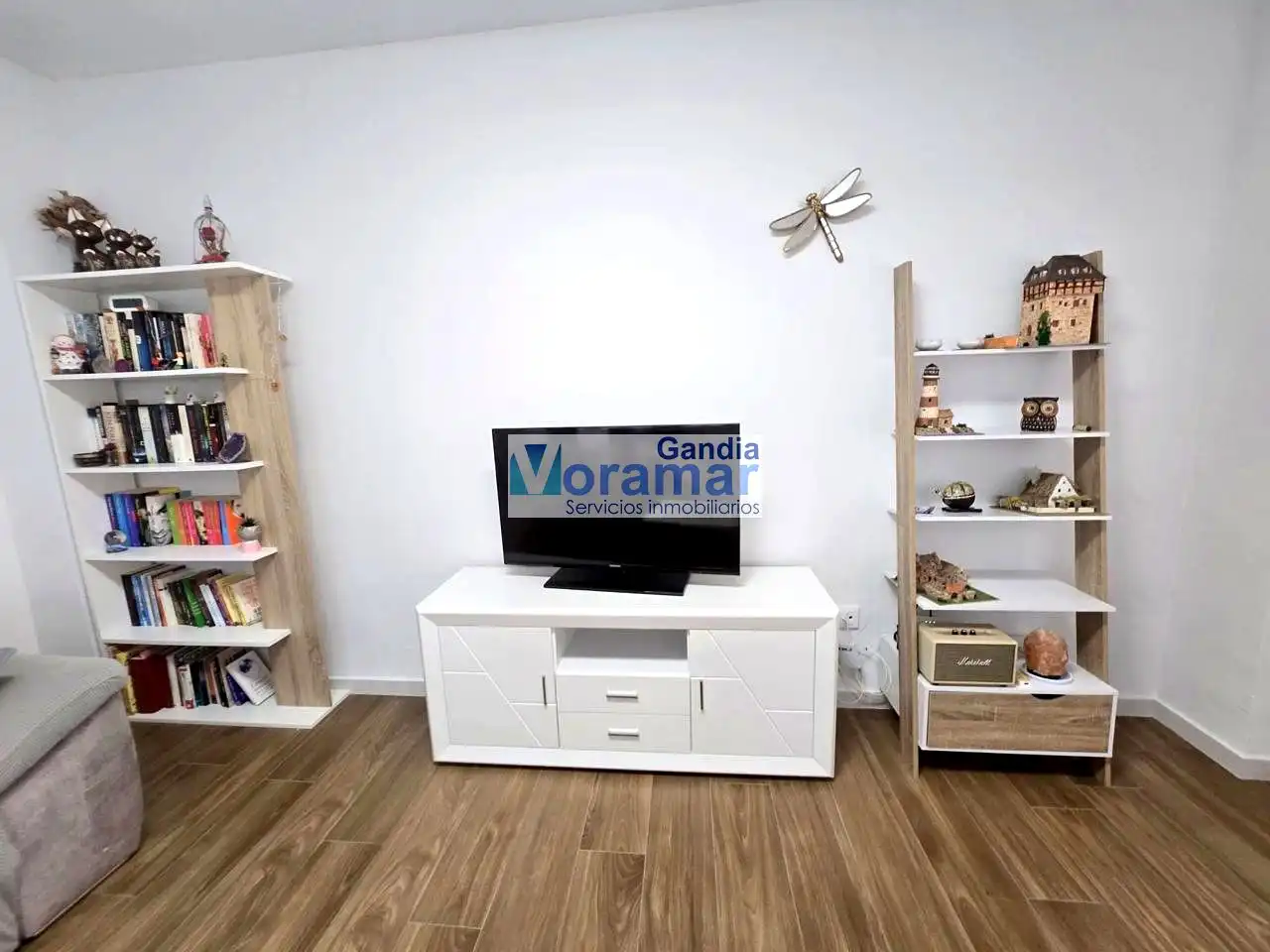 Sala de estar de Apartamento de alquiler en Gandia con Aire acondicionado, Terraza y Amueblado