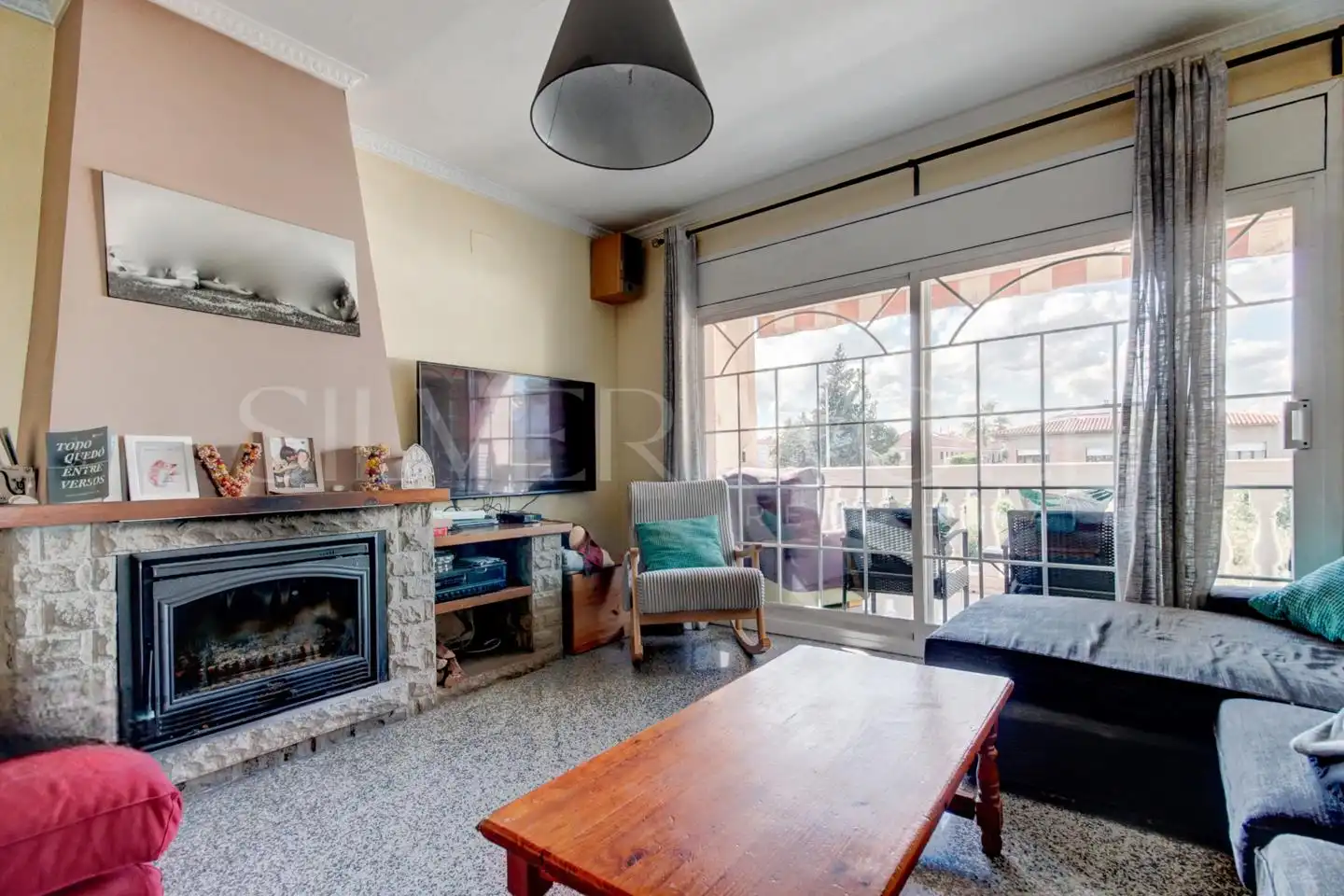 Living room of Houses for sale in Polinyà  with Air Conditioner, Heating and Private garden