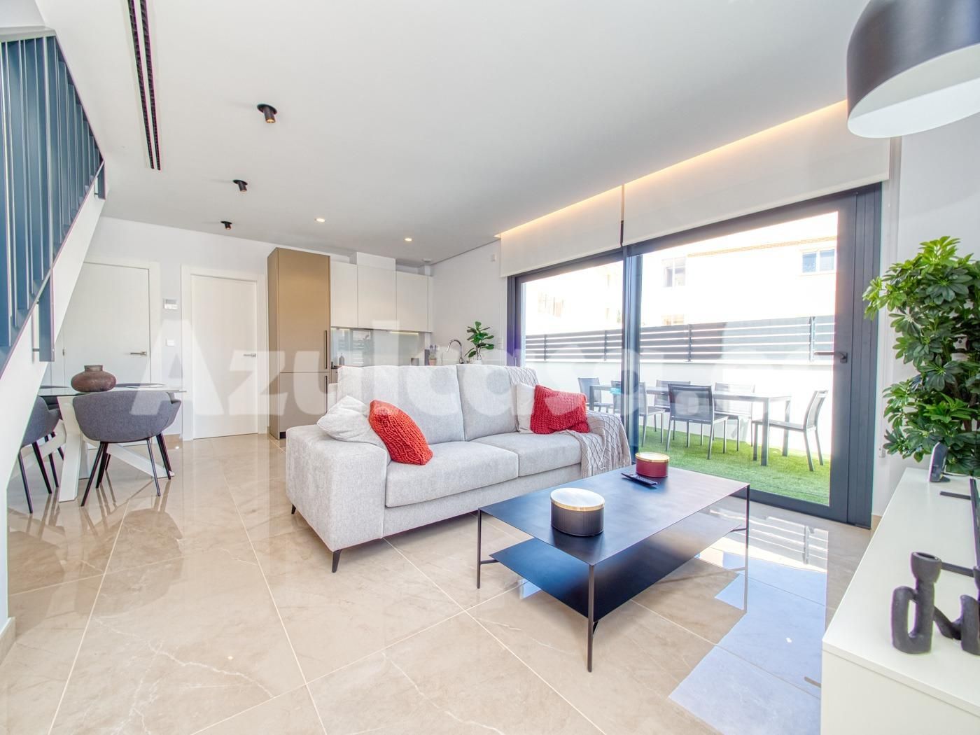 Living room of Single-family semi-detached for sale in Santa Pola  with Air Conditioner, Private garden and Terrace