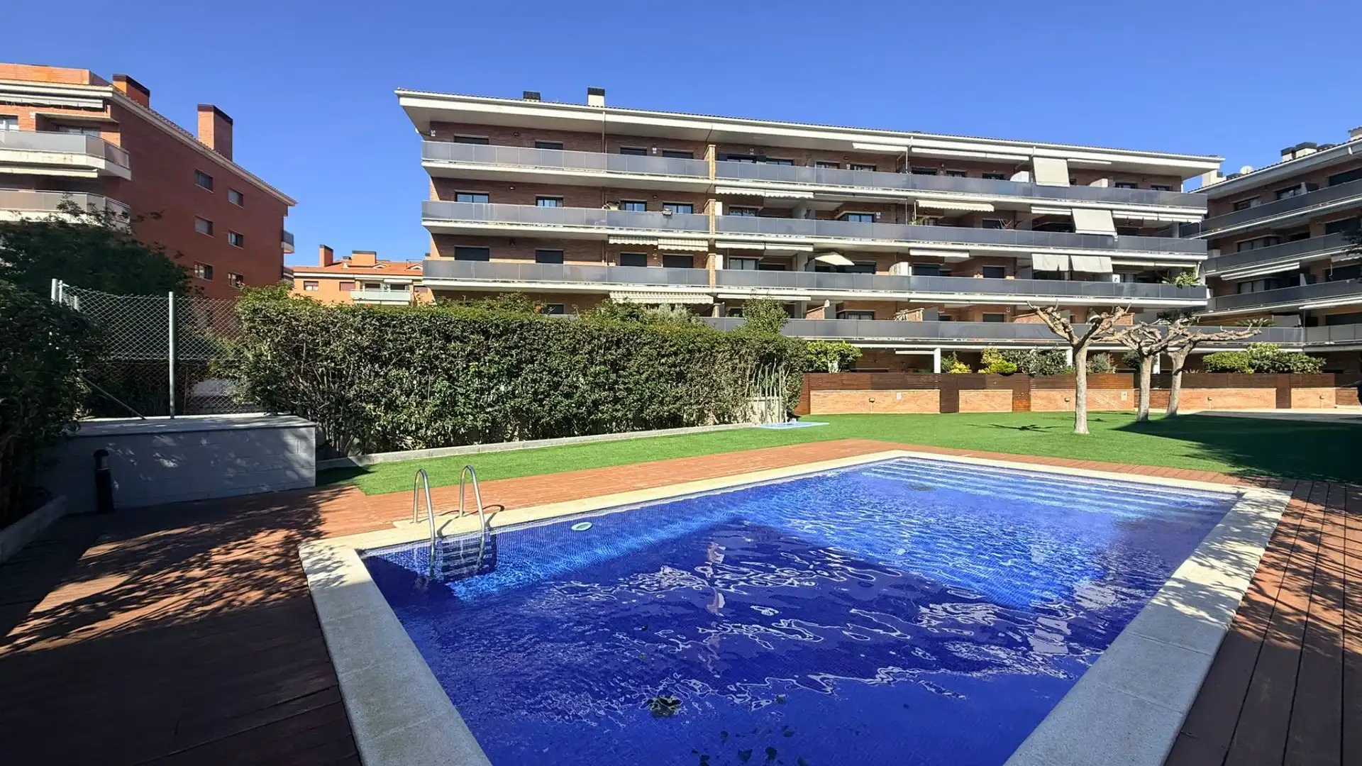 Swimming pool of Apartments for sale in Lloret de Mar  with Air Conditioner, Heating and Terrace