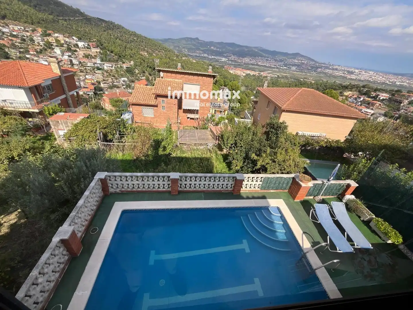 Swimming pool of Houses for sale in Santa Coloma de Cervelló  with Heating, Terrace and Storage room