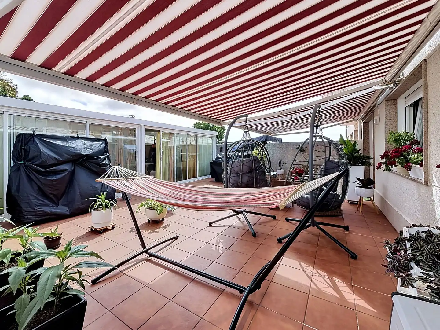 Terrace of Flat for sale in Ribadumia  with Heating and Terrace