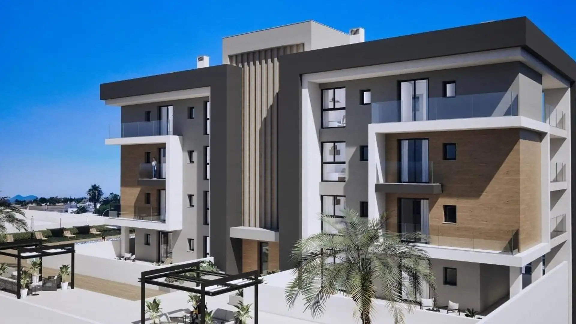 Vista exterior de Planta baja en venta en Los Alcázares con Aire acondicionado, Jardín privado y Terraza