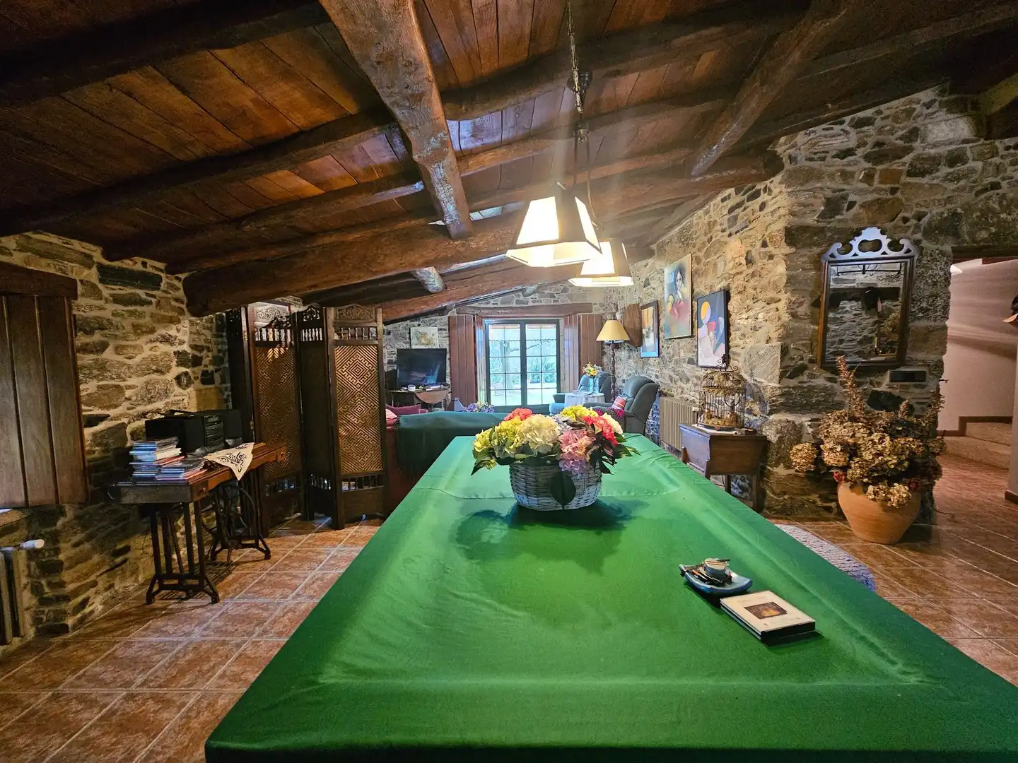 Comedor de Casa o chalet en venta en Melide con Calefacción, Jardín privado y Terraza