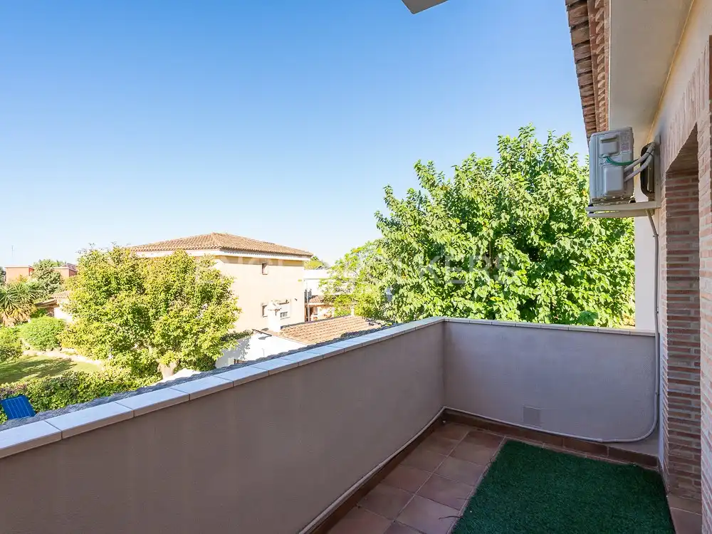 Balcony of Houses for rent in Bétera  with Air Conditioner, Heating and Private garden