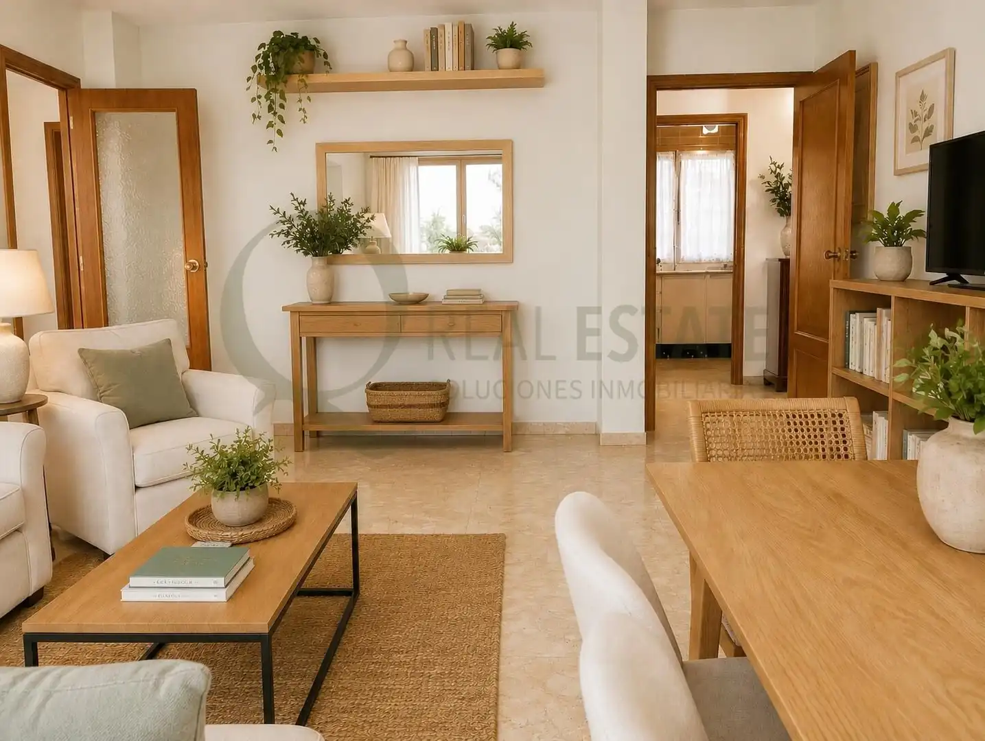 Sala de estar de Piso en venta en Alicante / Alacant con Aire acondicionado y Balcón