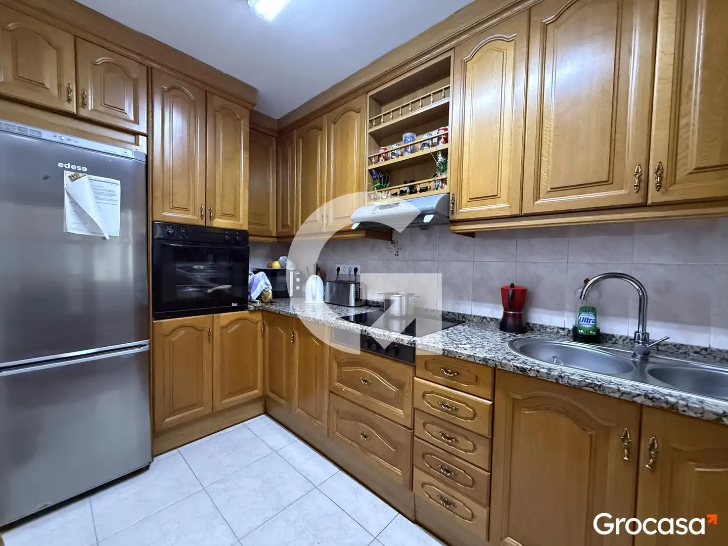 Kitchen of Flat for sale in Mataró  with Heating, Terrace and Storage room