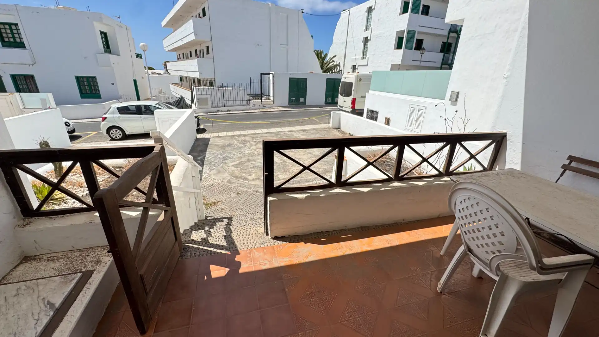 Vista exterior de Casa adosada en venta en Tías con Jardín privado, Terraza y Balcón