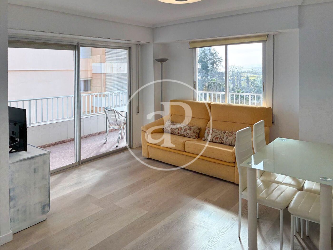 Living room of Flat for sale in Cullera  with Heating, Terrace and Storage room