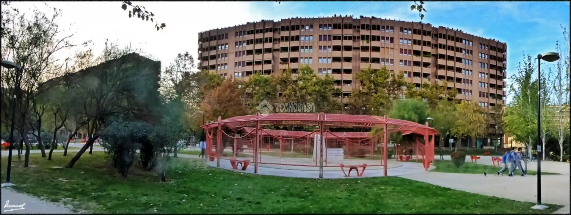 Vista exterior de Piso en venta en Zaragoza con Calefacción, Parquet y Amueblado