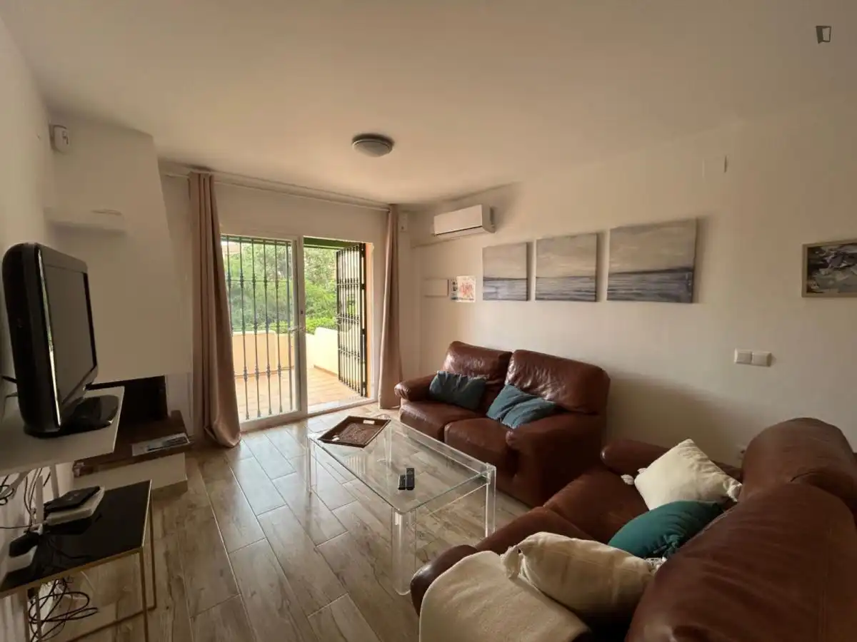 Sala d'estar de Casa o xalet de lloguer en Mijas amb Moblat, Forn i Es permeten mascotes