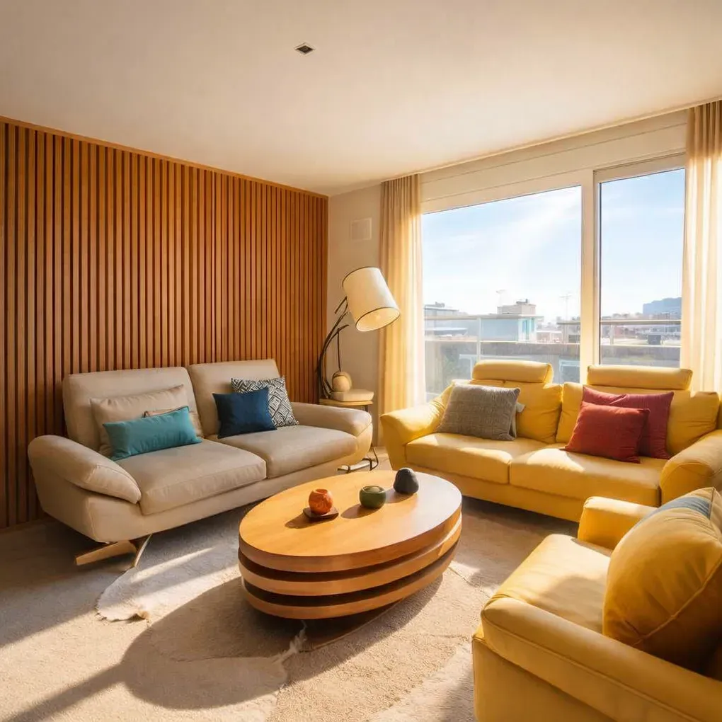 Sala de estar de Piso en venta en Barañáin / Barañain con Aire acondicionado, Calefacción y Terraza