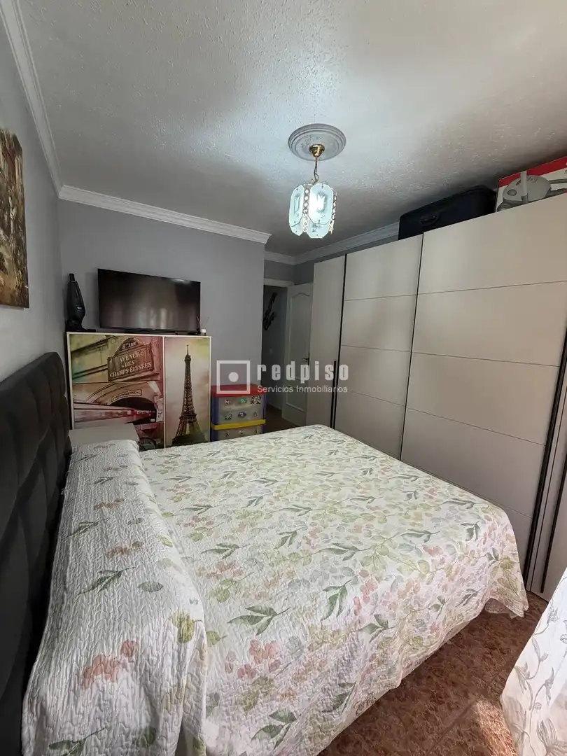 Bedroom of Flat for sale in Málaga