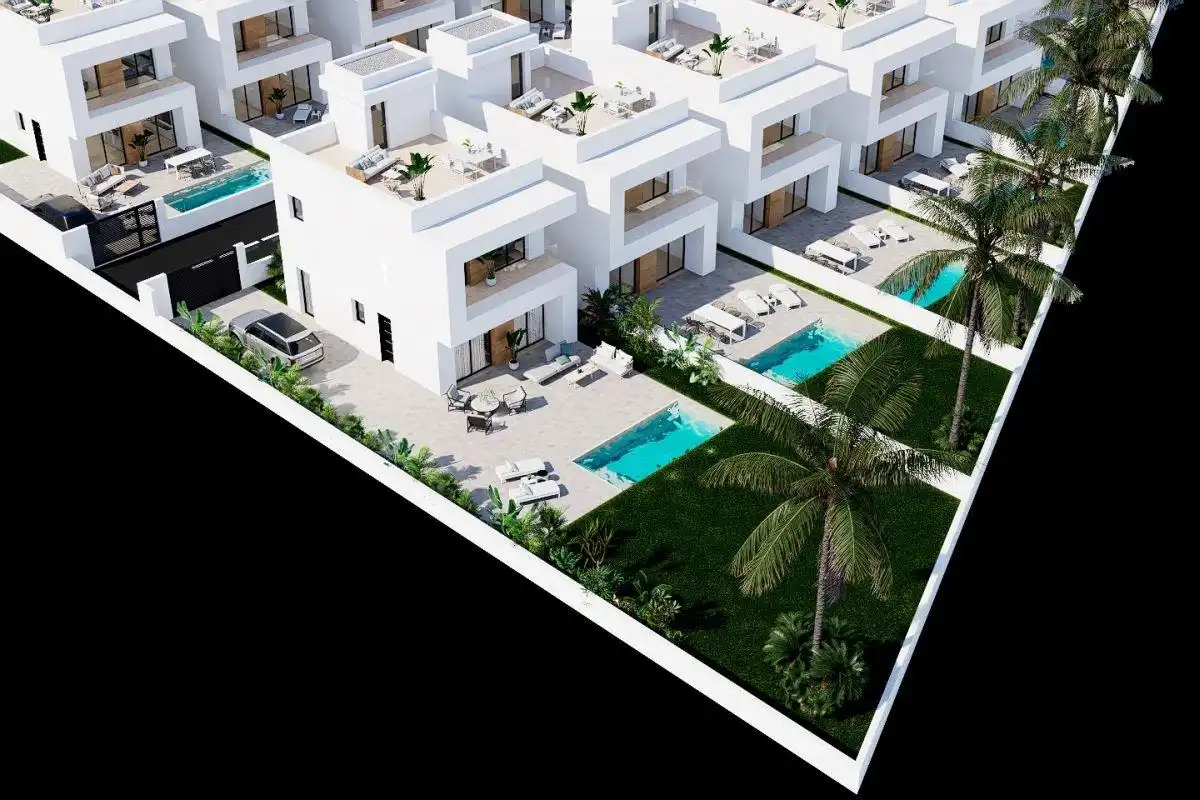 Vista exterior de Casa o chalet en venta en Orihuela con Aire acondicionado, Jardín privado y Terraza