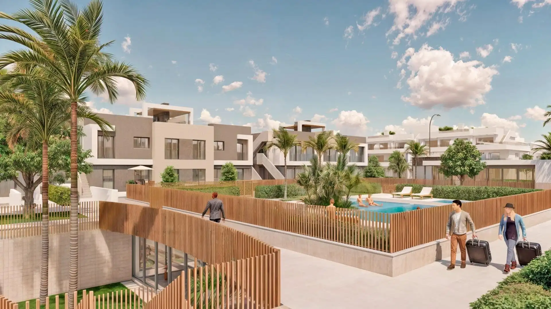 Vista exterior de Àtic en venda en Pilar de la Horadada amb Calefacció, Terrassa i Piscina