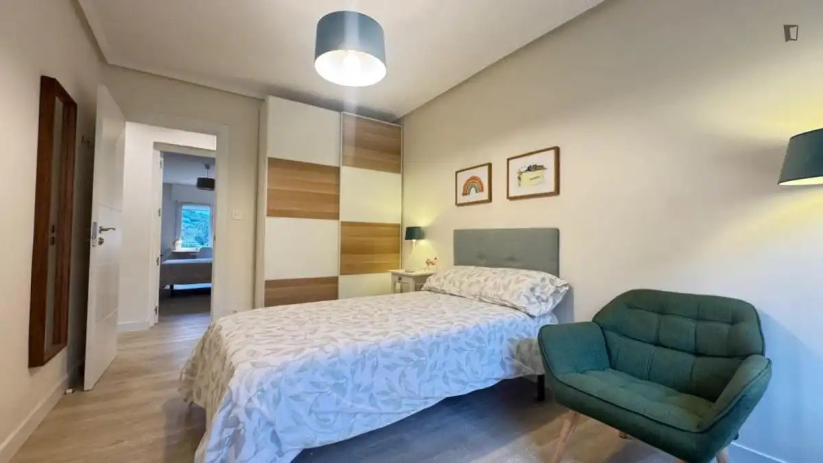 Habitación de Apartamento para compartir en Bilbao  con Amueblado, Horno y Lavadora